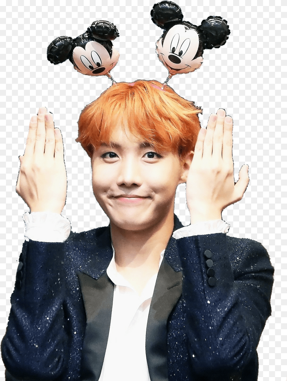 J Hope, Person, Portrait, Finger, Photography Free Transparent Png