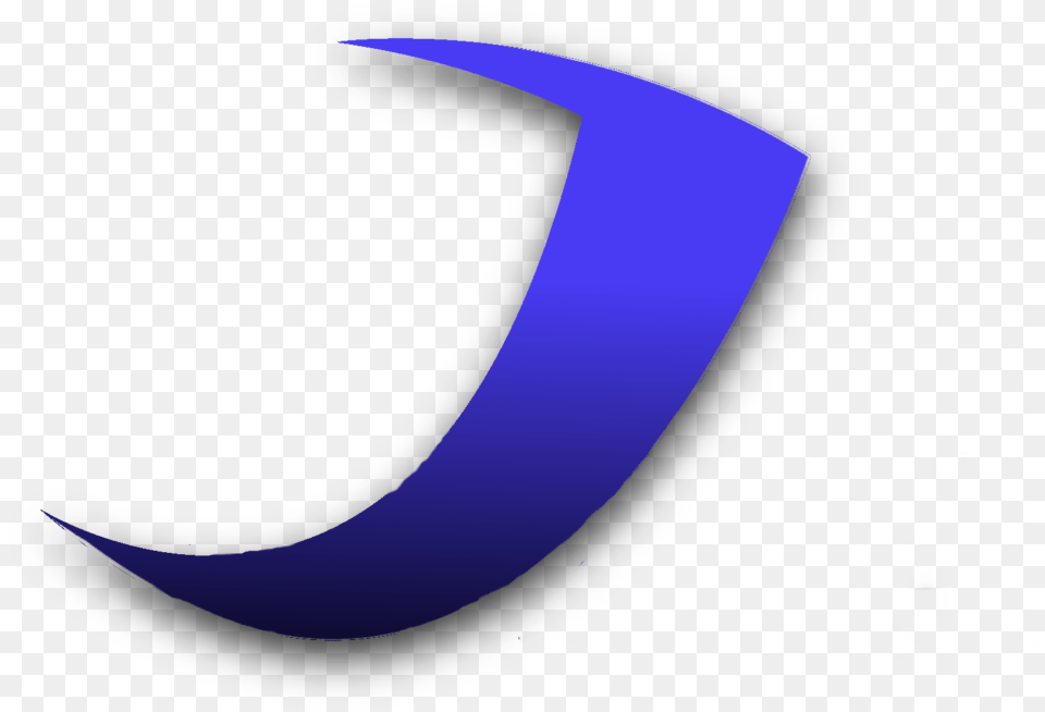 J Logo Only With Drop Shadow Crescent, Nature, Night, Outdoors, Astronomy Png