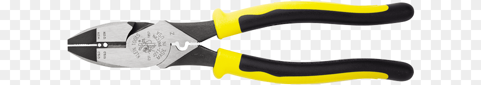 J2139necrn Klein Tools Pliers Side Cut Wire Strip Crimp, Device, Tool Png Image