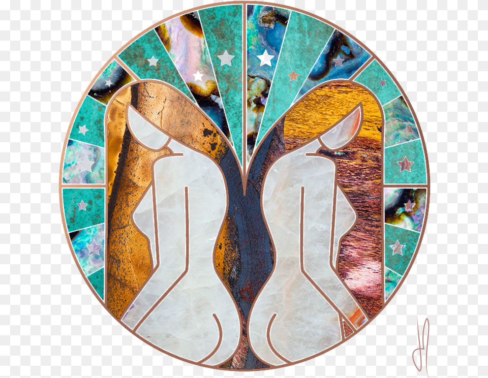 Ja Gemini2 Stained Glass, Art, Stained Glass Png Image