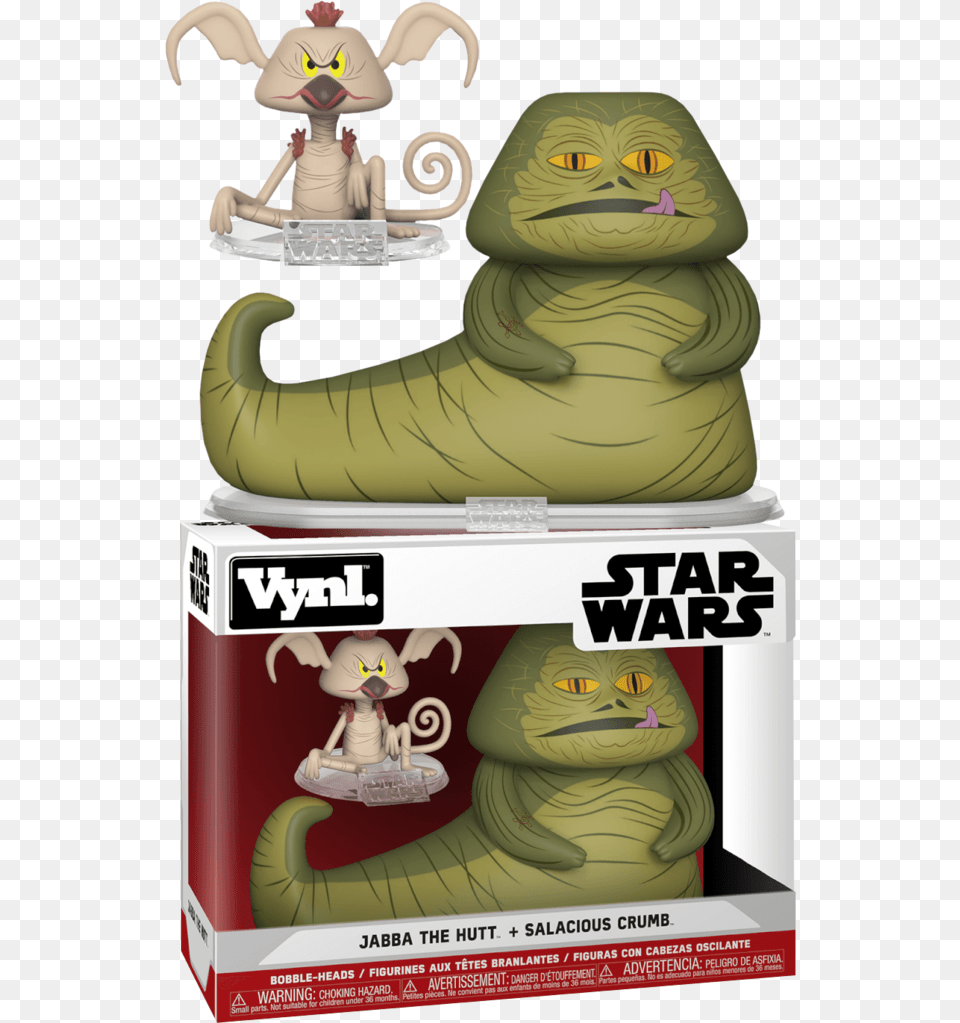 Jabba The Hutt Amp Salacious Crumb Vynl Vynl Star Wars Jabba And Salacious Crumb, Plush, Toy, Book, Comics Png Image