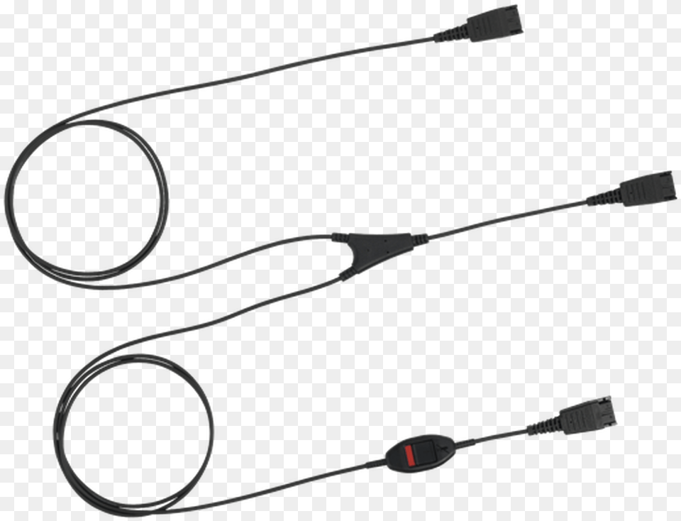 Jabra Y Training Cable With Mute Button New Jabra 8800 02, Electrical Device, Microphone, Smoke Pipe, Brush Free Png Download