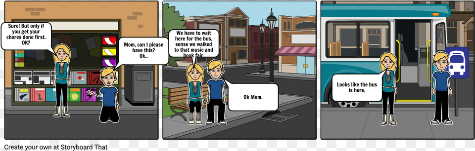 Jack And Lisa, Book, Publication, Bus Stop, Comics Free Png Download