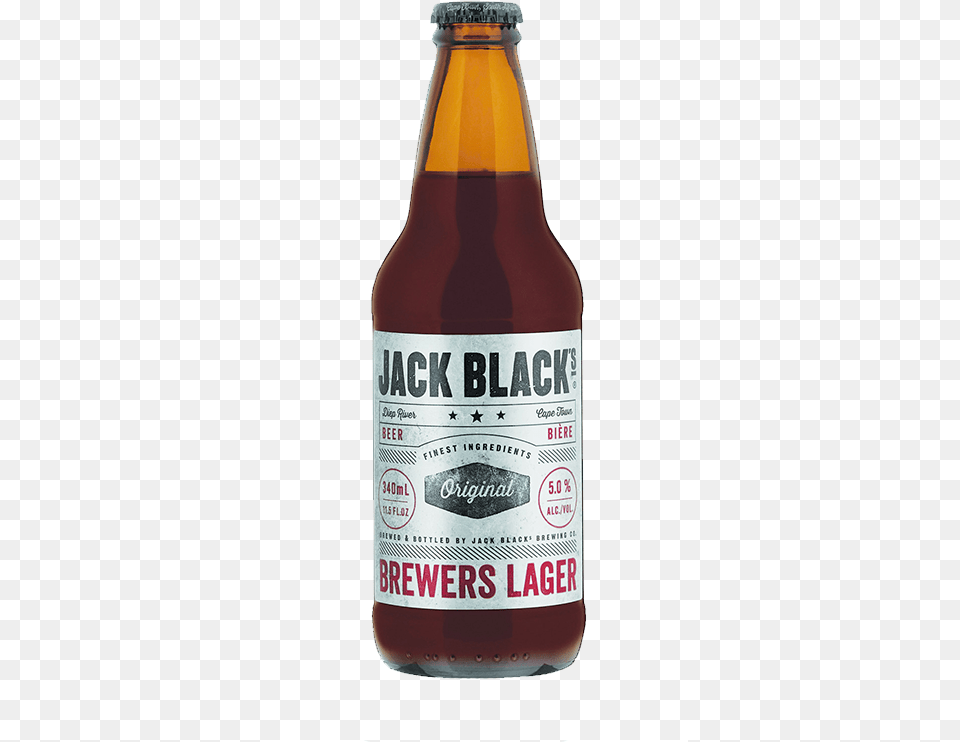 Jack Black Beer Bottle, Alcohol, Beer Bottle, Beverage, Liquor Png
