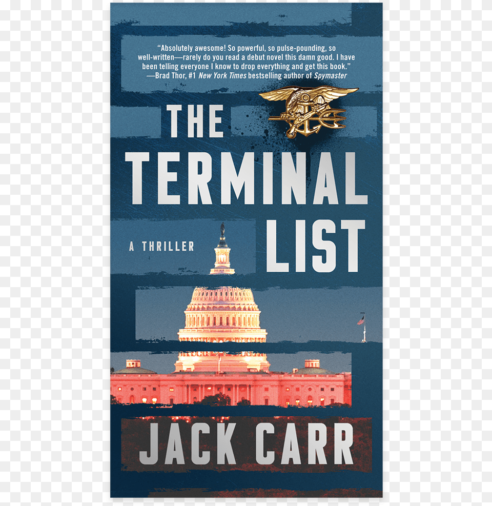 Jack Carr Terminal List, Advertisement, Architecture, Book, Building Free Png