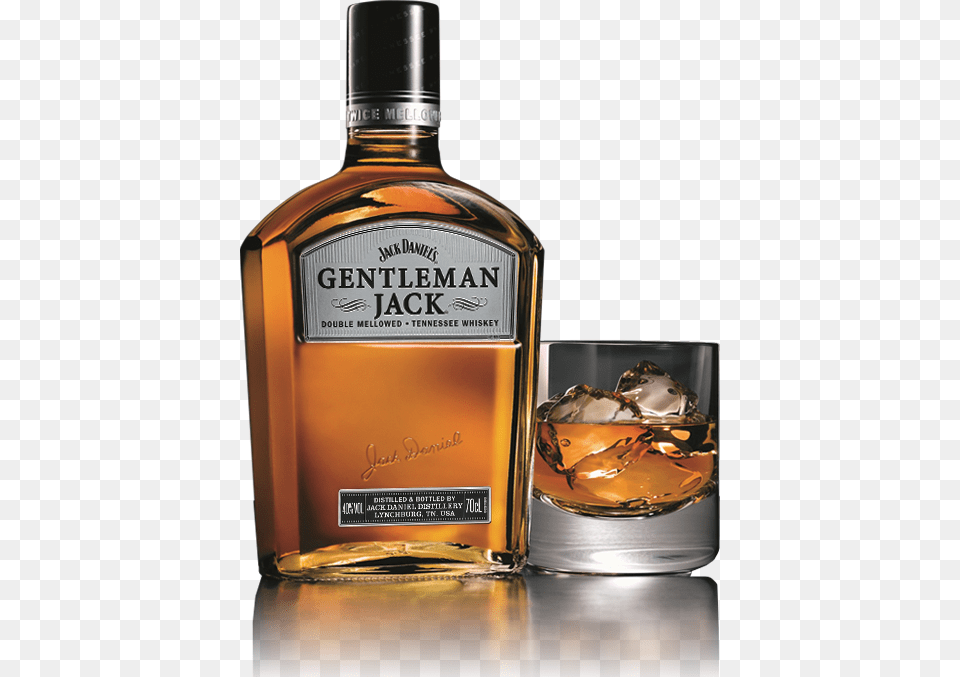 Jack Daniel S Gentleman Jack Bottle Gentleman Jack Daniels, Alcohol, Beverage, Liquor, Whisky Free Png
