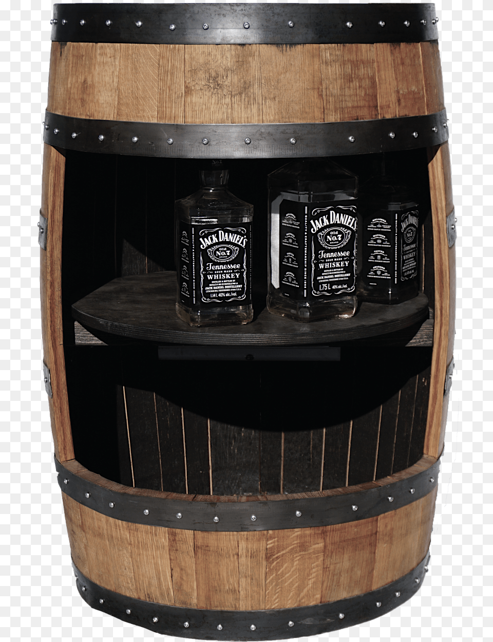 Jack Daniel S Liquor Cabinetclass Lazyload Lazyload Burgundy Oak Jack Daniels, Barrel, Keg Free Transparent Png