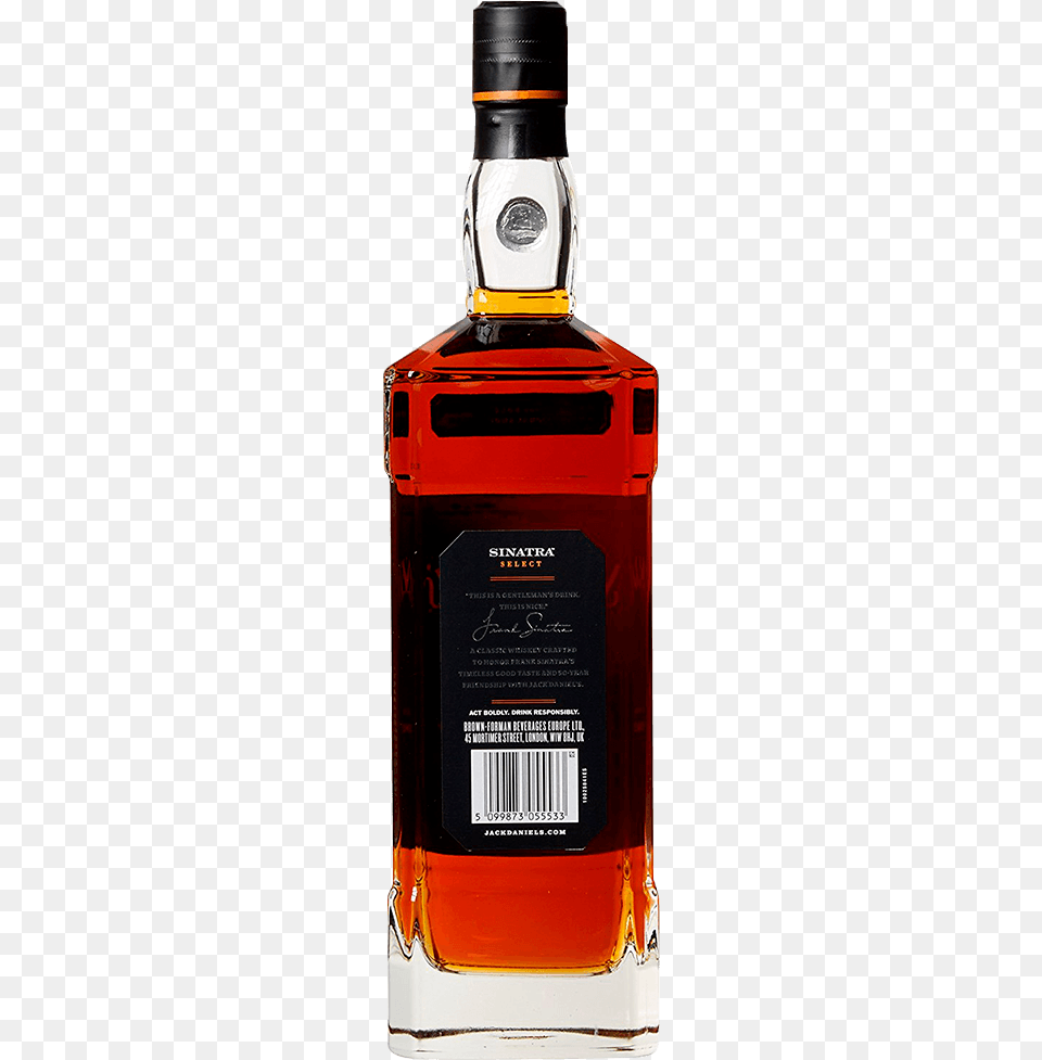 Jack Daniel39s Frank Sinatra Edition Whisky Glass Bottle, Alcohol, Beverage, Liquor, Cosmetics Png