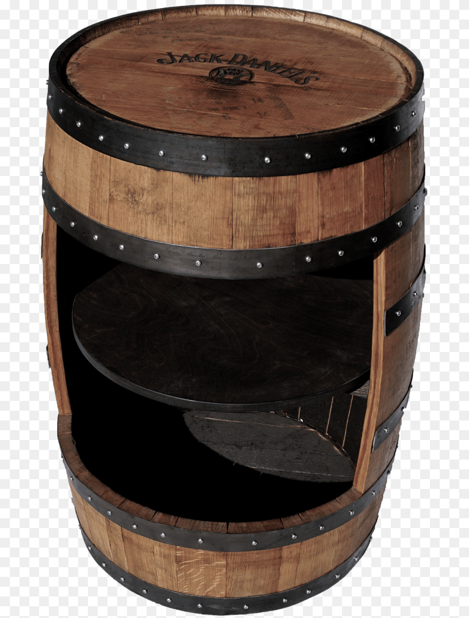 Jack Daniel39s Liquor Cabinet Plywood, Barrel, Keg Free Png