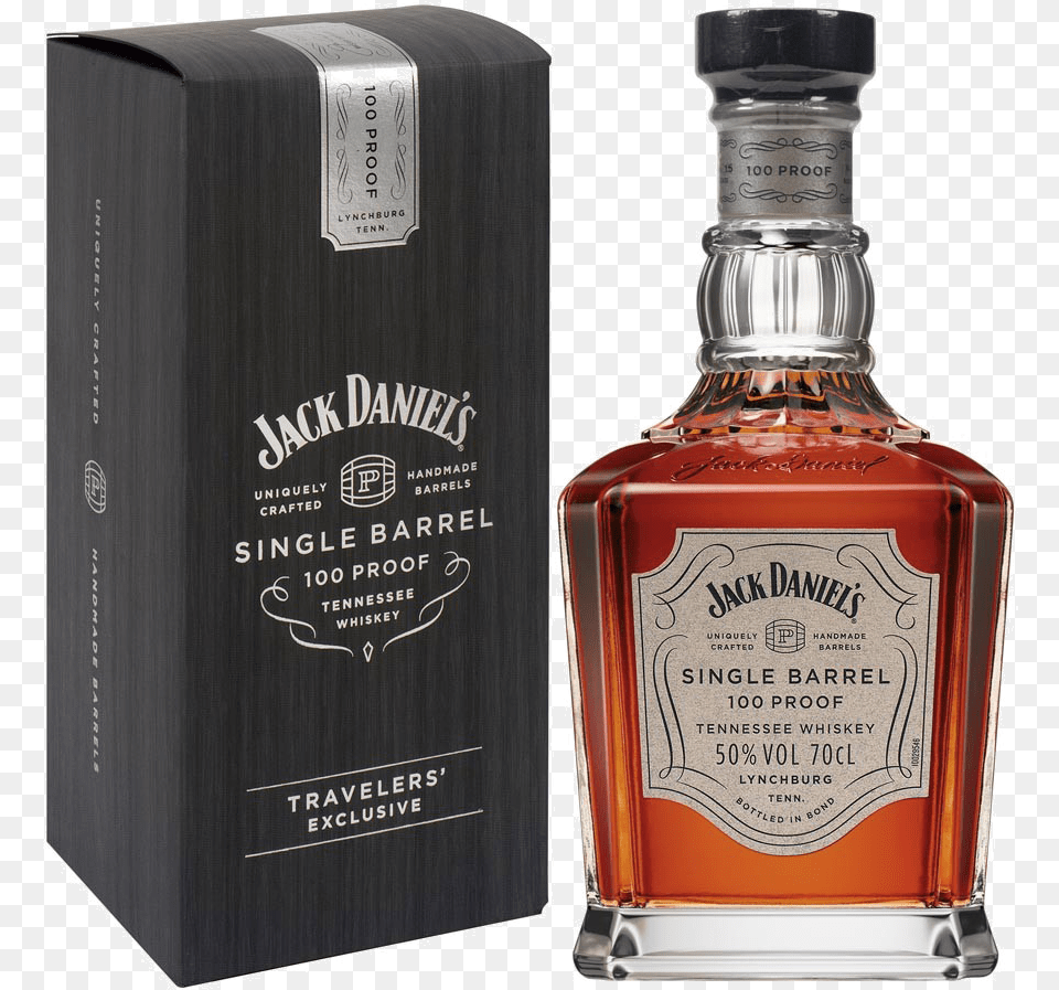 Jack Daniel39s Single Barrel 100 Proof 50 Jack Daniel39s Single Barrel Select, Alcohol, Beverage, Liquor, Bottle Free Png