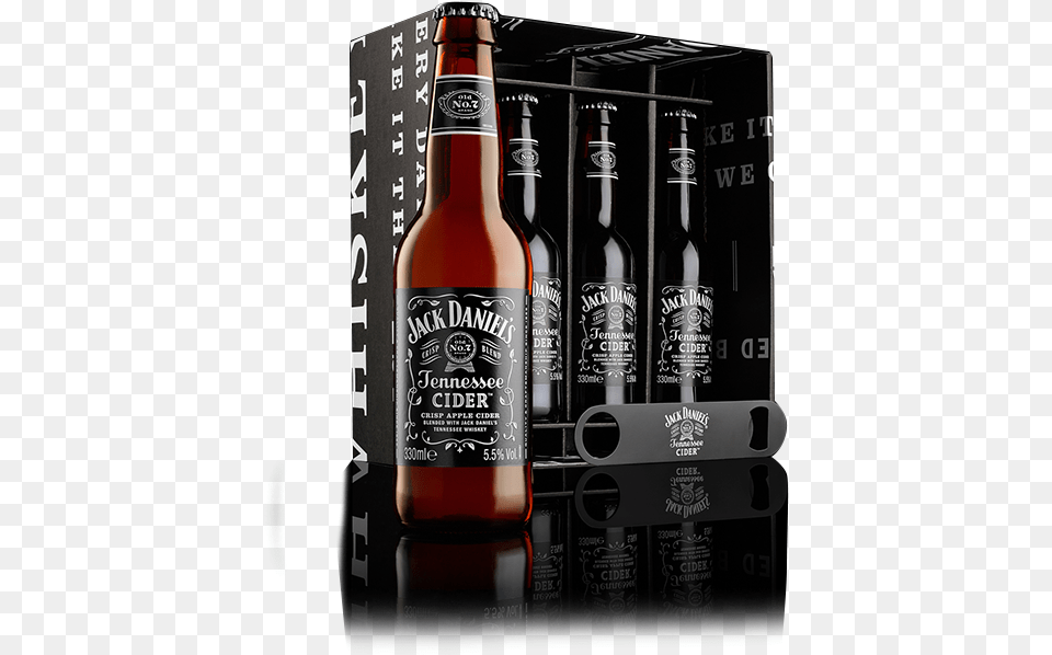 Jack Daniel39s Tennessee Cider Gift Pack Jack Daniels Cider, Alcohol, Beer, Beer Bottle, Beverage Free Png