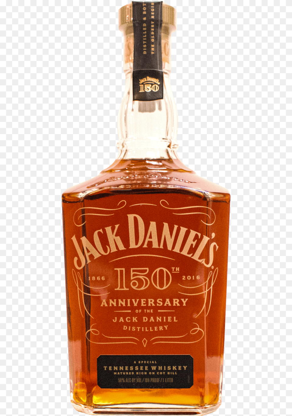 Jack Daniels 150th Decanter, Alcohol, Beverage, Liquor, Whisky Png Image