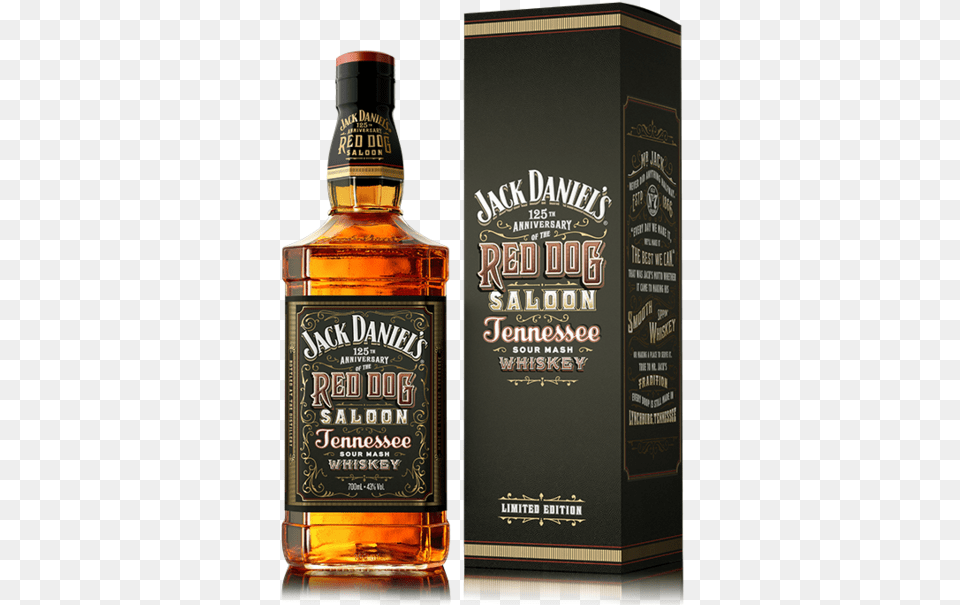 Jack Daniels Bottle Jack Daniels Red Dog Saloon, Alcohol, Beverage, Liquor, Whisky Free Transparent Png