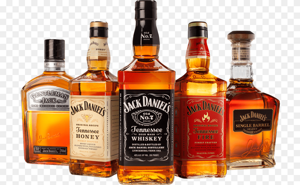 Jack Daniels Bourbon, Alcohol, Beverage, Liquor, Whisky Free Png Download