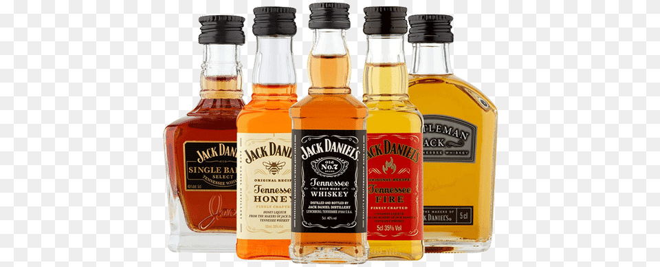 Jack Daniels Family Of Brands 5pk Jack Daniels, Alcohol, Beverage, Liquor, Whisky Free Transparent Png