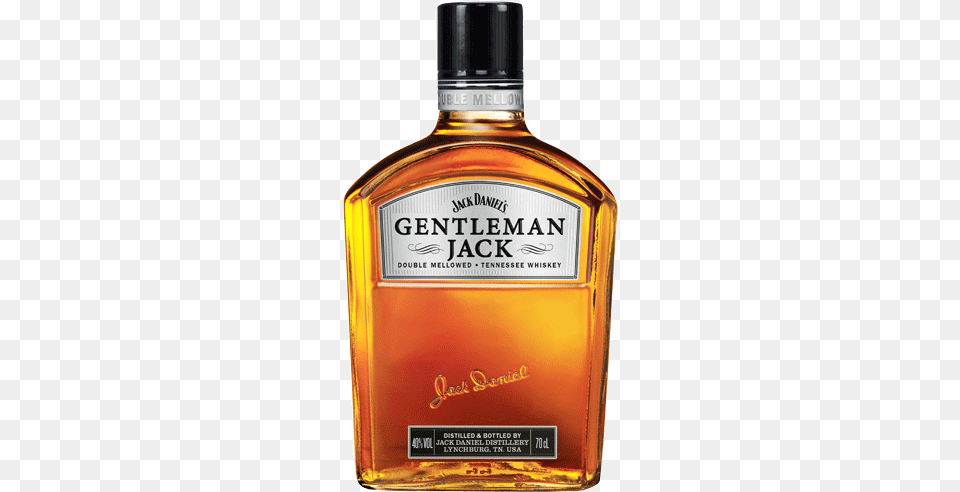 Jack Daniels Gentleman, Alcohol, Beverage, Liquor, Whisky Png Image