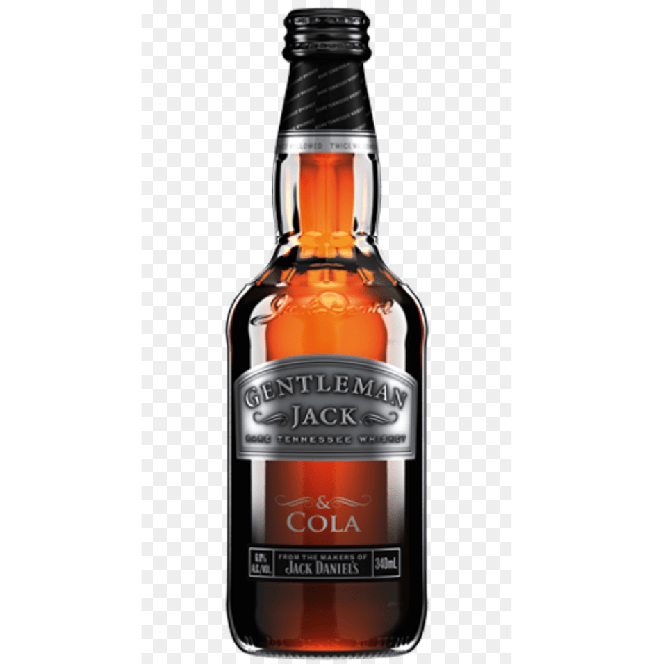 Jack Daniels Gentleman Jack Cola Bottle, Alcohol, Beer, Beer Bottle, Beverage Free Png