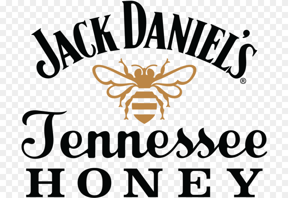 Jack Daniels Honey Logo Picture Logo Jack Daniels Tennessee Honey, Animal, Bee, Insect, Invertebrate Png Image
