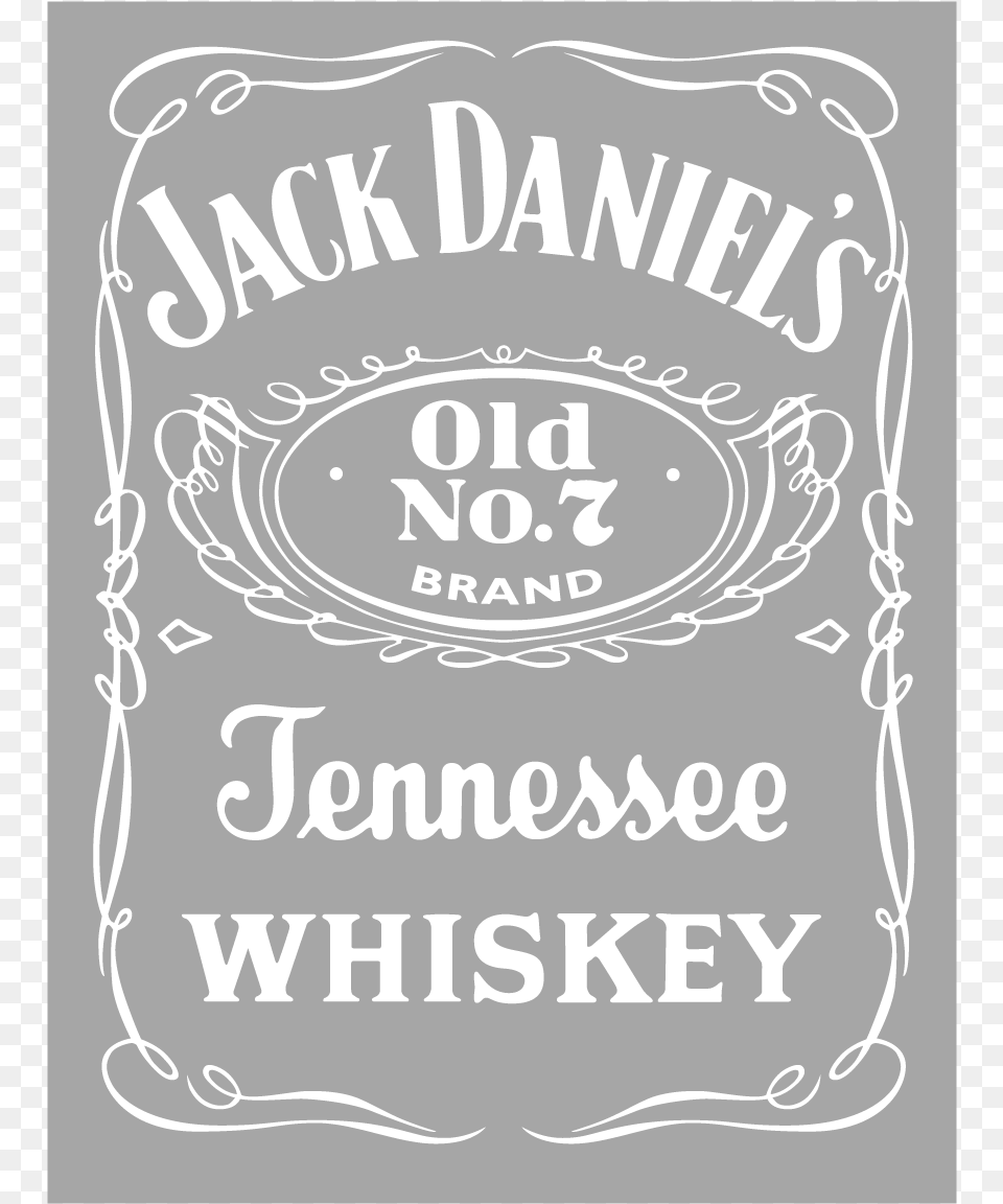 Jack Daniels Logo Vector Grey Jack Daniels, Text, Advertisement, Poster Png