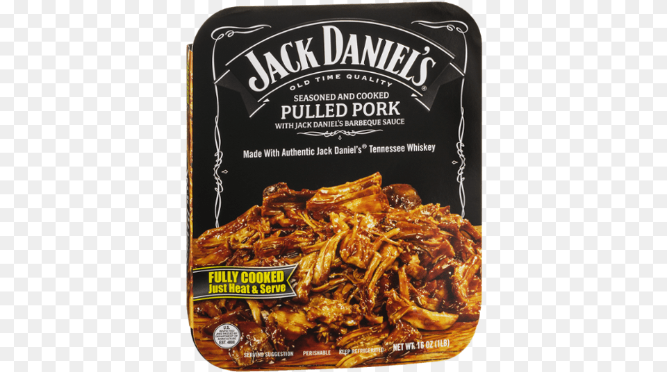 Jack Daniels Pulled Pork, Food, Meal, Lunch, Advertisement Png