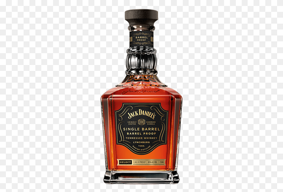 Jack Daniels Single Barrel Barrel Proof Goes Straight, Alcohol, Beverage, Liquor, Whisky Png Image
