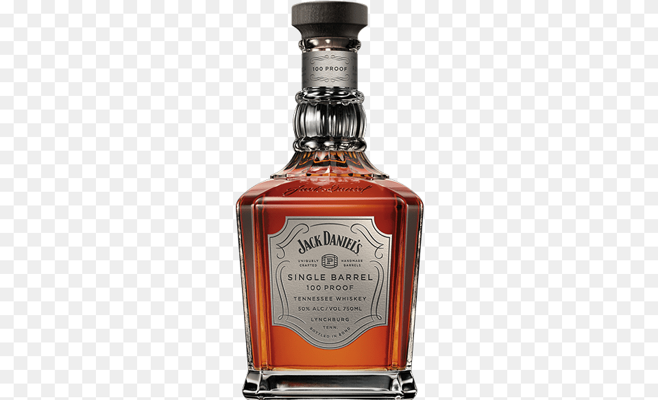 Jack Daniels Single Barrel Jack Daniel39s Single Barrel 100 Proof Tennessee Whiskey, Alcohol, Beverage, Liquor, Bottle Free Transparent Png
