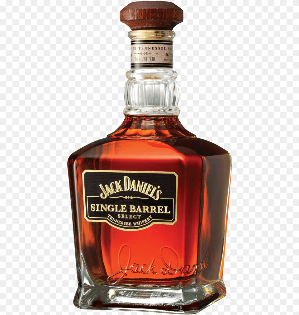 Jack Daniels Single Barrel Tennessee Whiskey Usa Jack Daniels Single Barrel Whiskey, Alcohol, Beverage, Liquor, Bottle Free Transparent Png