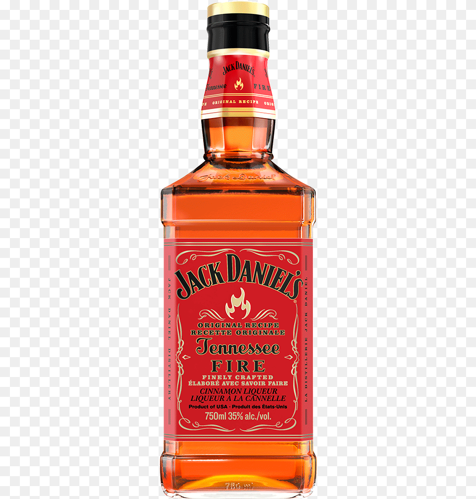 Jack Daniels Tennessee Fire Cinnamon Liqueur 750 Ml Jack Daniel Fire Prix, Alcohol, Beverage, Liquor, Whisky Free Transparent Png