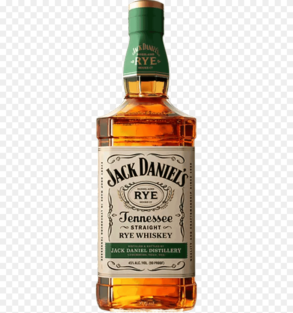 Jack Daniels Tennessee Rye Whisky 750 Ml Jack Daniels Straight Rye, Alcohol, Beverage, Liquor, Bottle Free Png