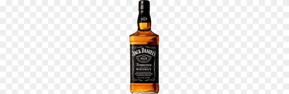 Jack Daniels Tennessee Sour Mash Whiskey, Alcohol, Beverage, Liquor, Whisky Png