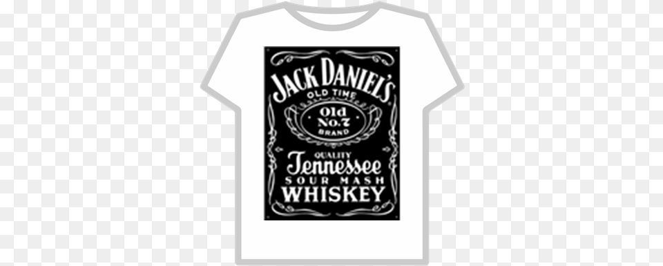 Jack Roblox Jack Daniels, Clothing, T-shirt, Shirt Png Image