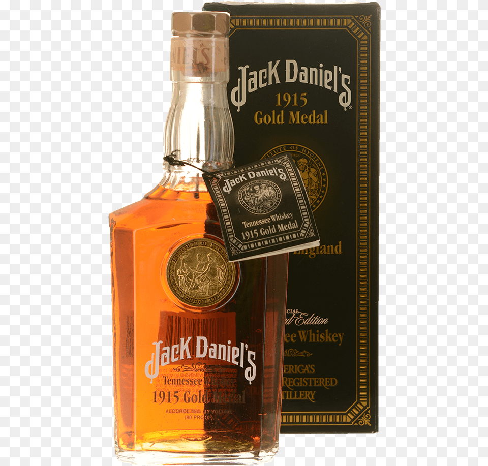 Jack Danielu0027s 1915 London England Gold Medal Tennessee Jack Daniels 1954 Gold Medal, Alcohol, Beverage, Liquor, Whisky Png