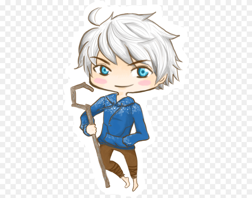 Jack Frost Chibi By Melody In The Air Jack Frost Chibi Gif, Book, Comics, Publication, Baby Free Png Download