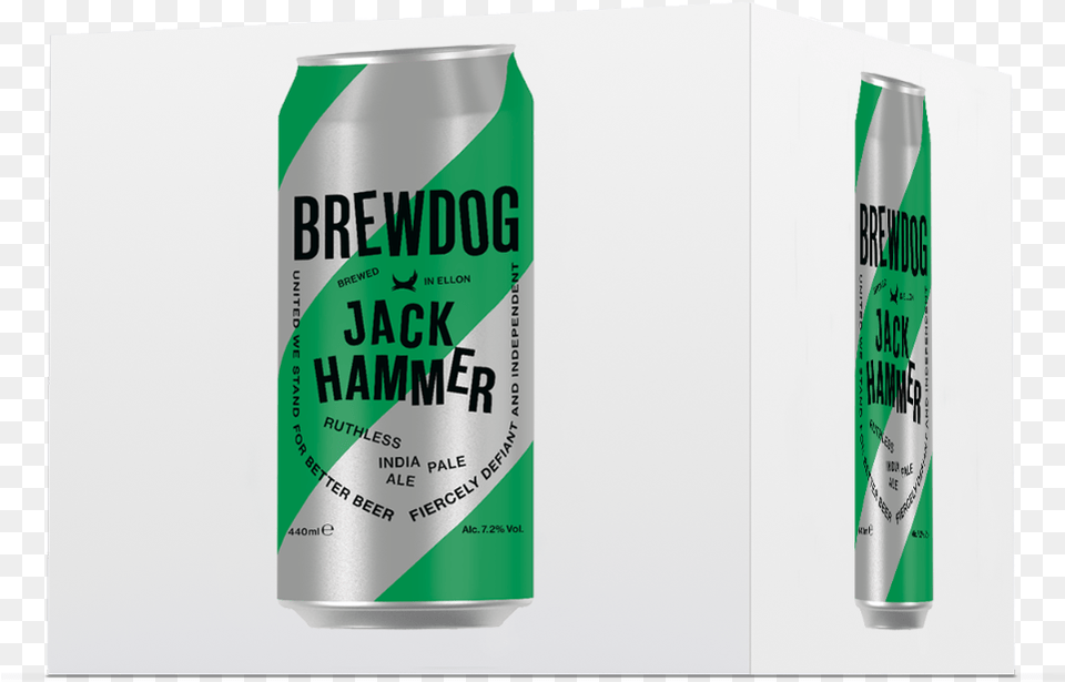 Jack Hammer Horizontal, Can, Tin, Alcohol, Beer Png Image