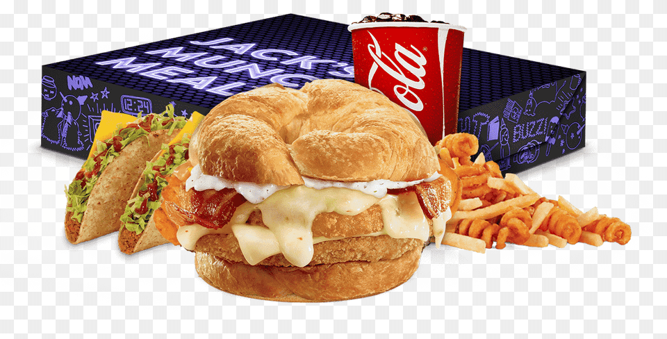 Jack In The Box 6 Dollar Box, Burger, Food, Sandwich Png