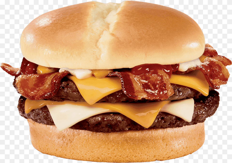 Jack In The Box Bacon Cheeseburger, Burger, Food Free Png