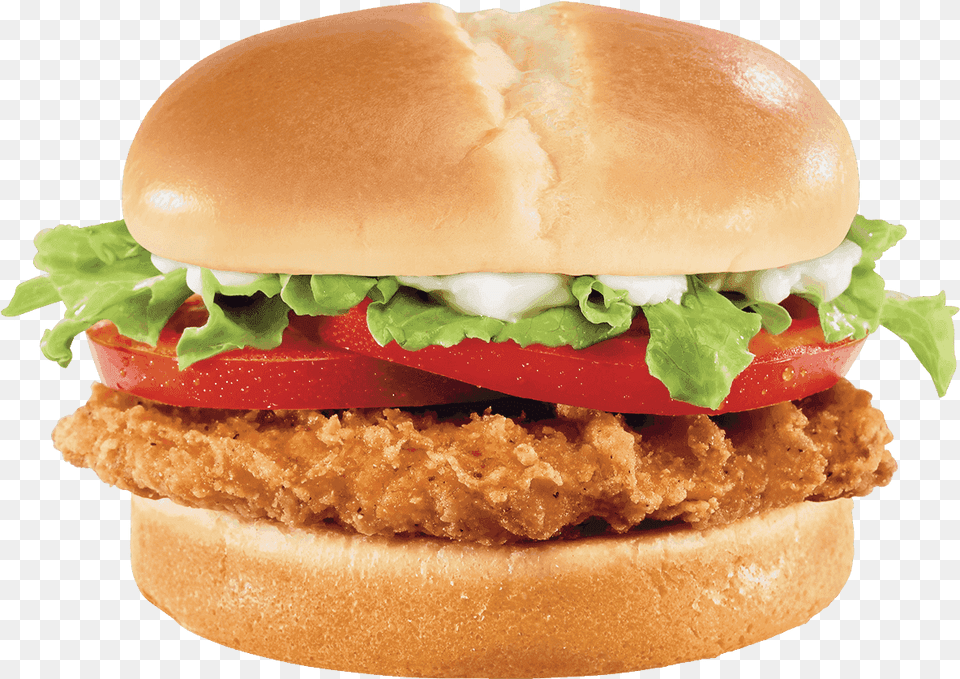 Jack In The Box Spicy Chicken Sandwich, Burger, Food Free Png