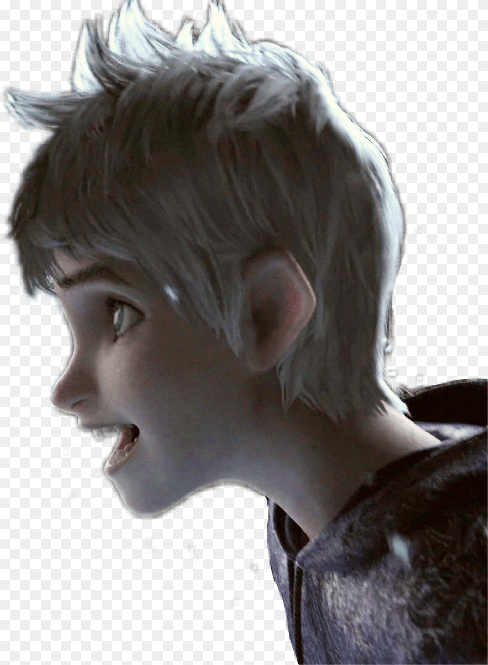 Jack Jackfrost Rise Of The Guardians Riseoftheguardians Bust, Face, Head, Person, Photography Free Png