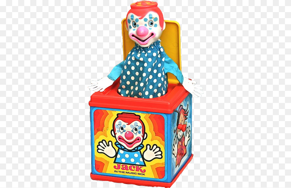 Jack Jackinthebox Sticker By Kelly Gervais Jack In The Box 1970, Performer, Person, Clown, Baby Free Transparent Png