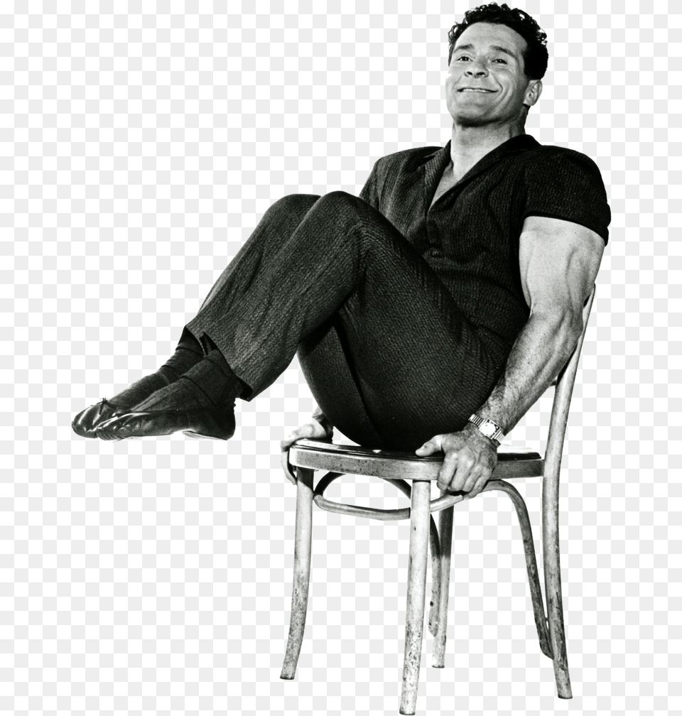 Jack Lalanne The He Man Before It Was Cool To Be A Jack Lalanne, Sitting, Person, Furniture, Portrait Png Image