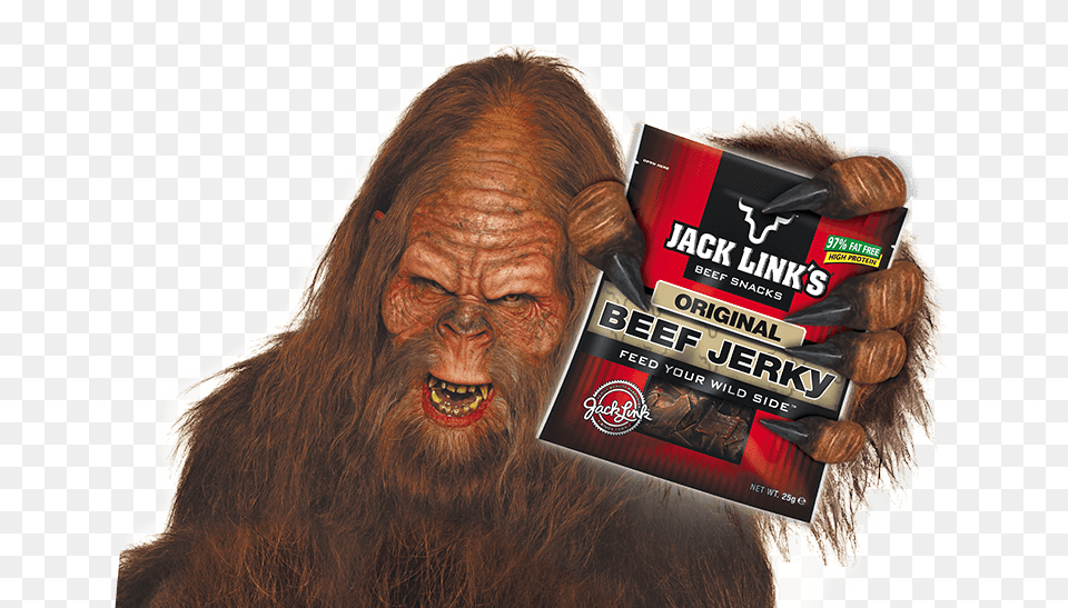 Jack Links Bigfoot Transparent Chewbacca, Adult, Person, Man, Male Free Png