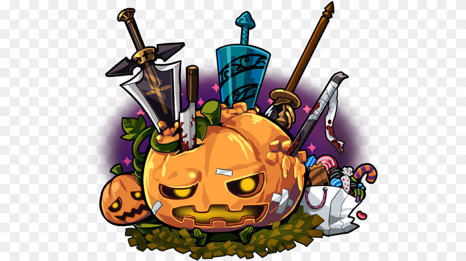 Jack Monstro De Halloween, Sword, Weapon, Festival, Face Png