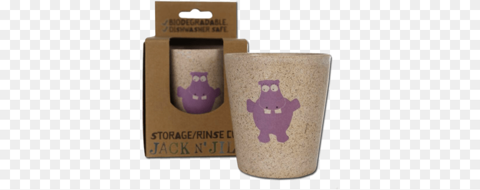 Jack N39 Jill Cup Hippo Jack N39 Jill Biodegradable Storage And Rinse Cup, Box, Cardboard, Carton Png
