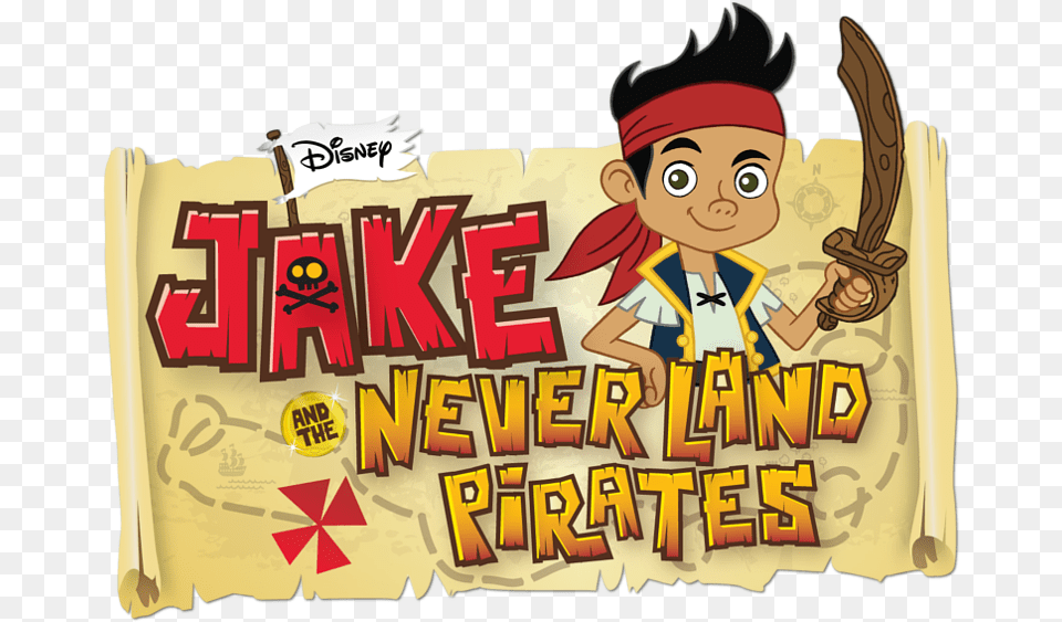 Jack Neverland Pirates Chair Never Land Pirates Logo, Book, Comics, Publication, Face Free Png Download