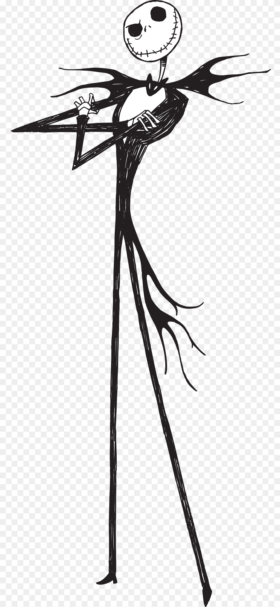 Jack Nightmare Before Christmas Characters Transparent Jack Nightmare Before Christmas Characters, Cross, Symbol, Book, Comics Free Png Download