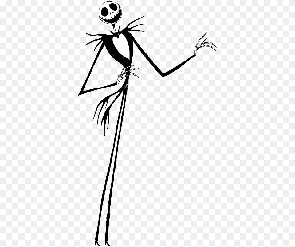 Jack Nightmare Before Christmas Clip Art, Book, Comics, Publication, Stencil Png Image