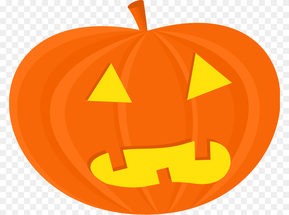 Jack O Lantern And Halloween Clipart Halloween Pumpkin Clipart Transparent, Food, Plant, Produce, Vegetable Free Png Download