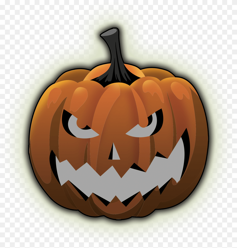 Jack O Lantern Calabaza Pumpkin Halloween Jack O39 Lantern, Food, Plant, Produce, Vegetable Free Png Download