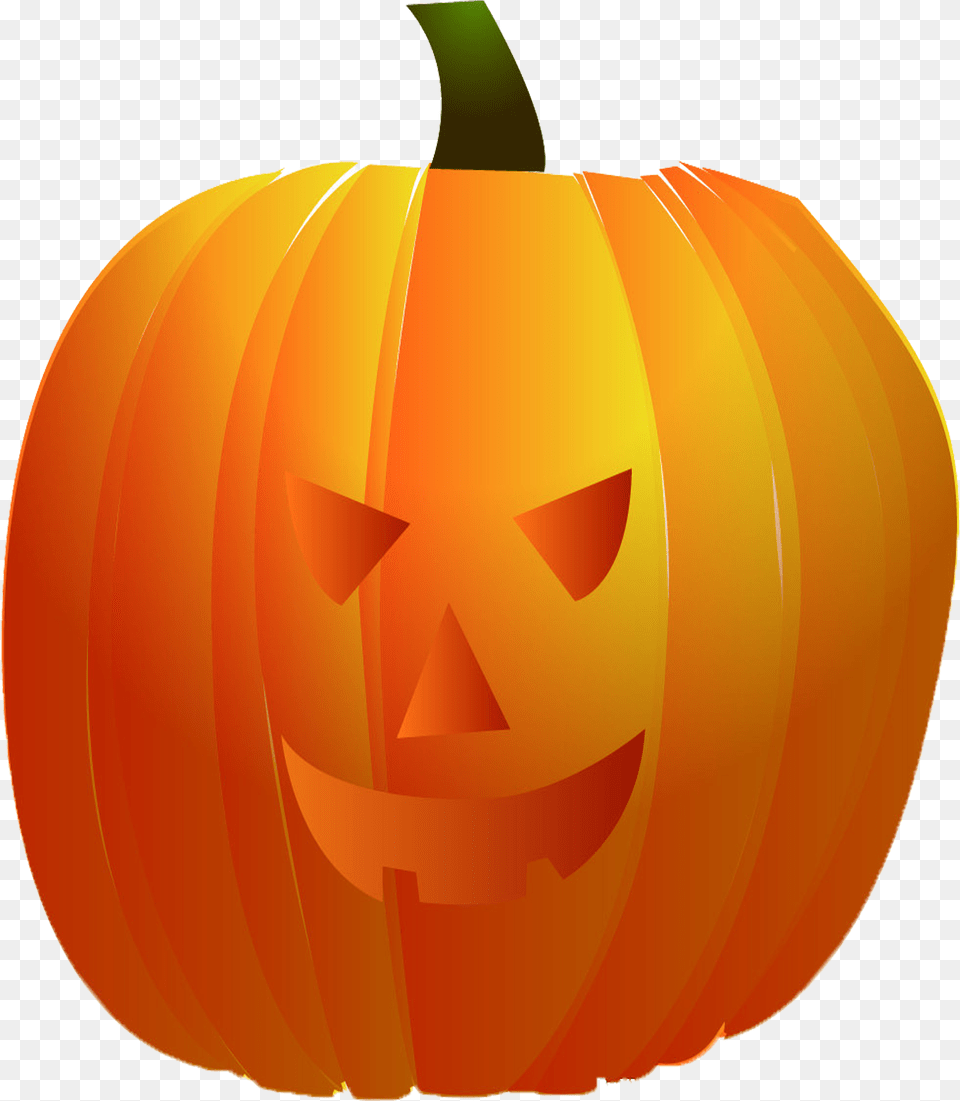 Jack O Lantern Calabaza Pumpkin Winter Squash Jack O39 Lantern, Food, Plant, Produce, Vegetable Free Png Download
