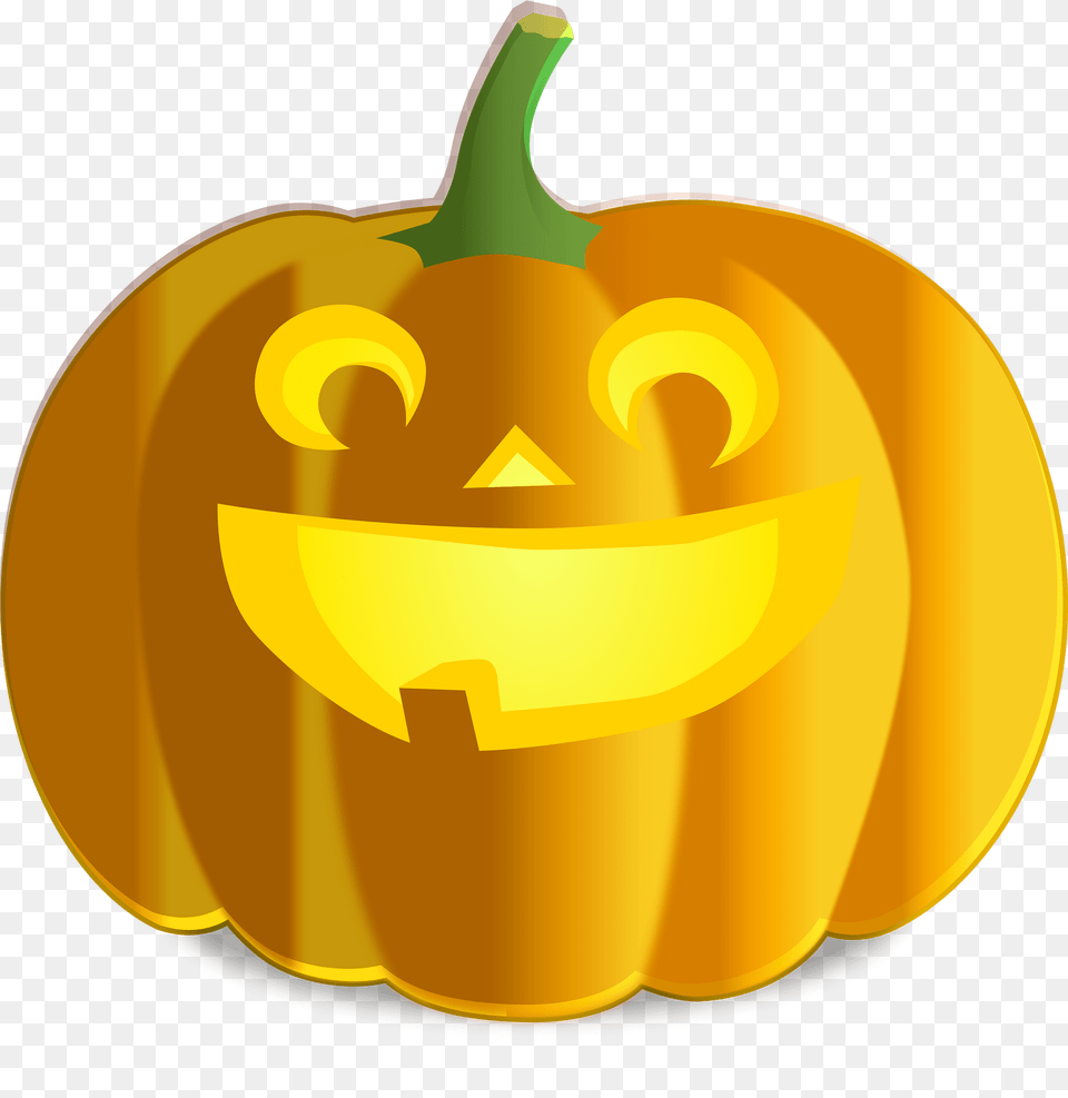 Jack O Lantern Clipart, Food, Plant, Produce, Pumpkin Png Image